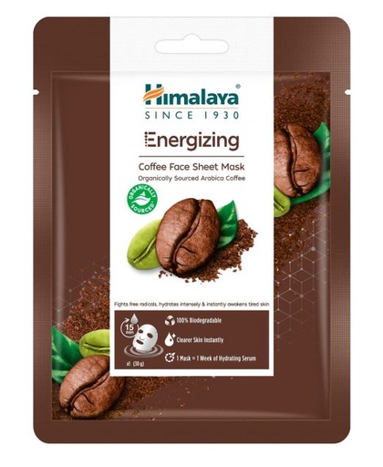 [201812] Himalaya Energizing Face Coffee Sheet Mask №1